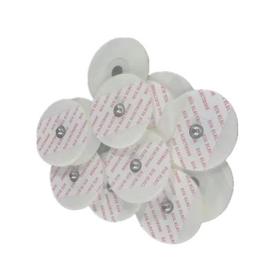 53MM Great quality Disposable Ecg Electrode Pads Round Leaf Medical Ecg Electrode